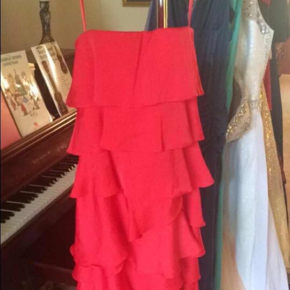 Red sassy gown